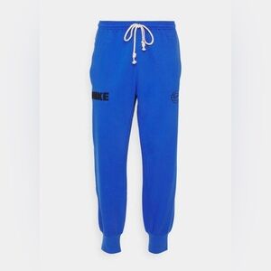 Nike Dri-FIT Standard Issue Men's Cuffed Sweatpants Basketball Blue Medium Sport